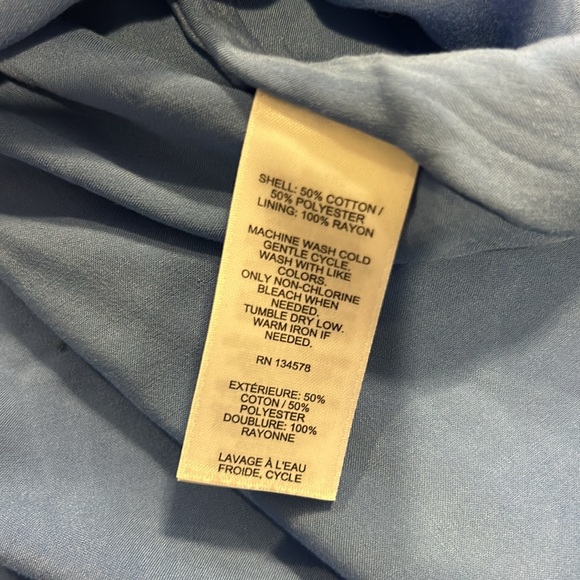 Vineyard Vines | Sunset Palm Tassel Dress in Burn Out Breaker Blue | Small - Picture 15 of 15